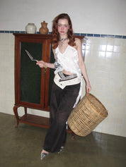 PROD 2024 Pre-spring Irregular Streamer Cami Top