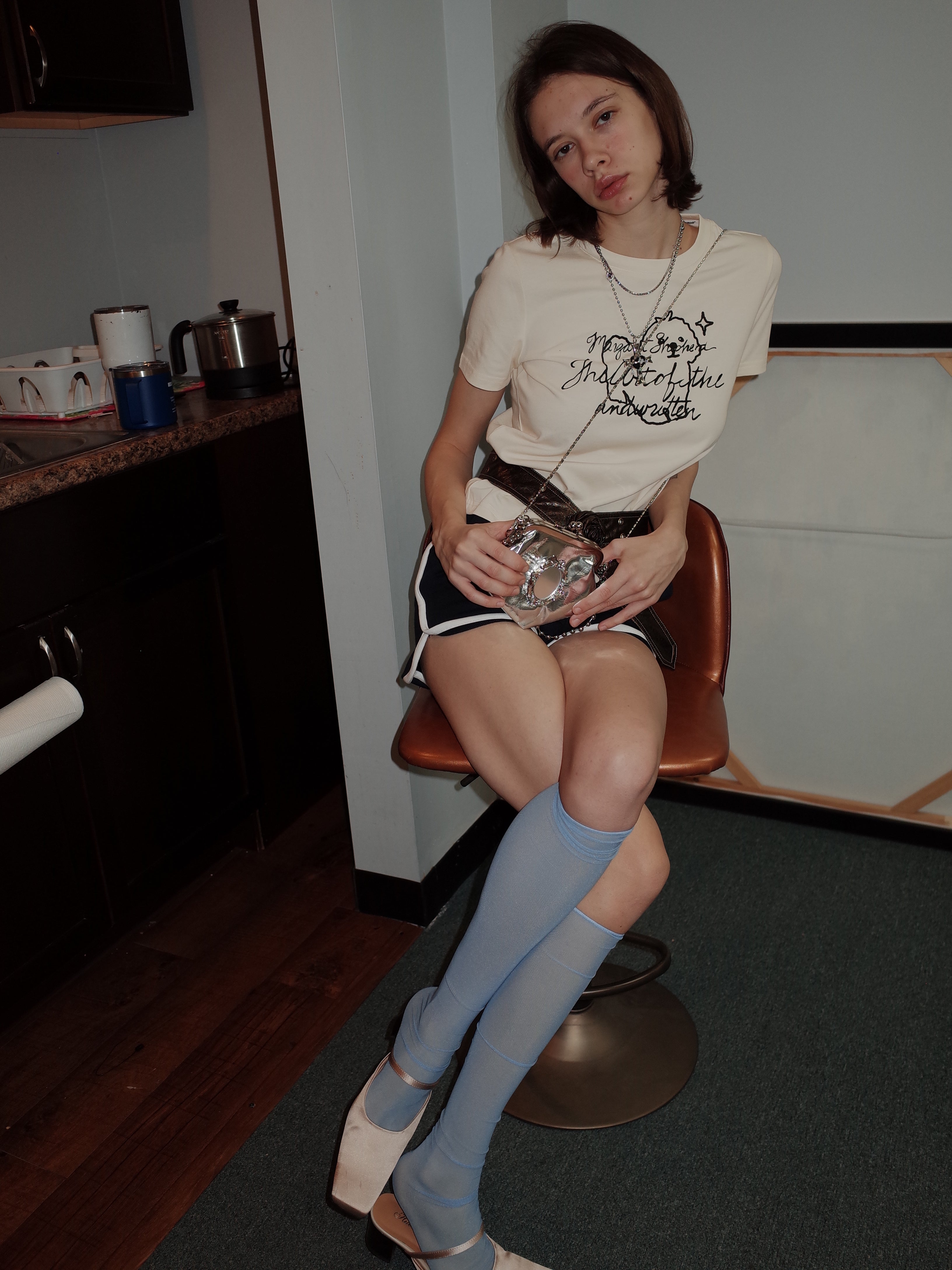 PROD 2024 Pre-spring Knee-length Mesh Socks