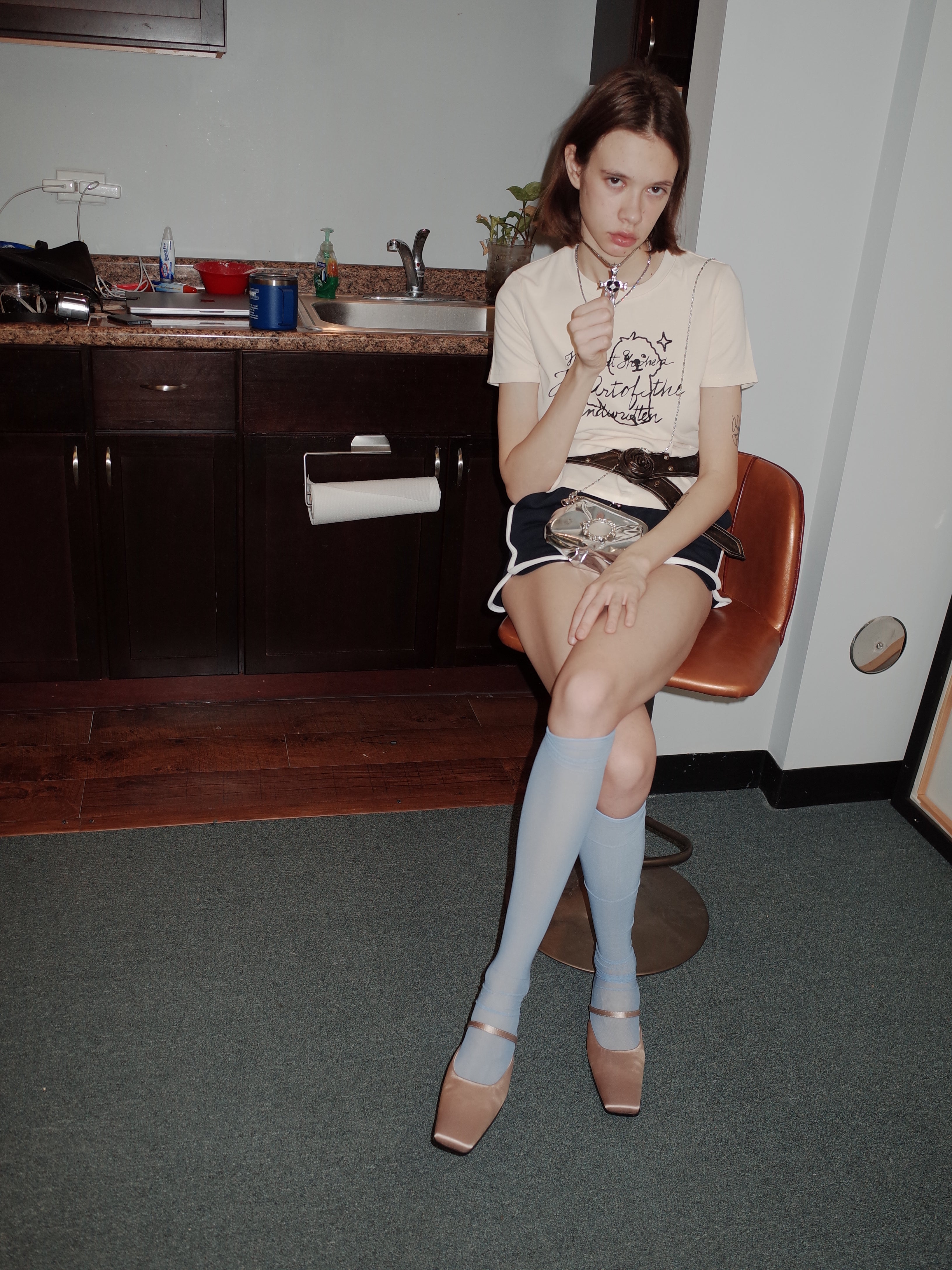 PROD 2024 Pre-spring Knee-length Mesh Socks