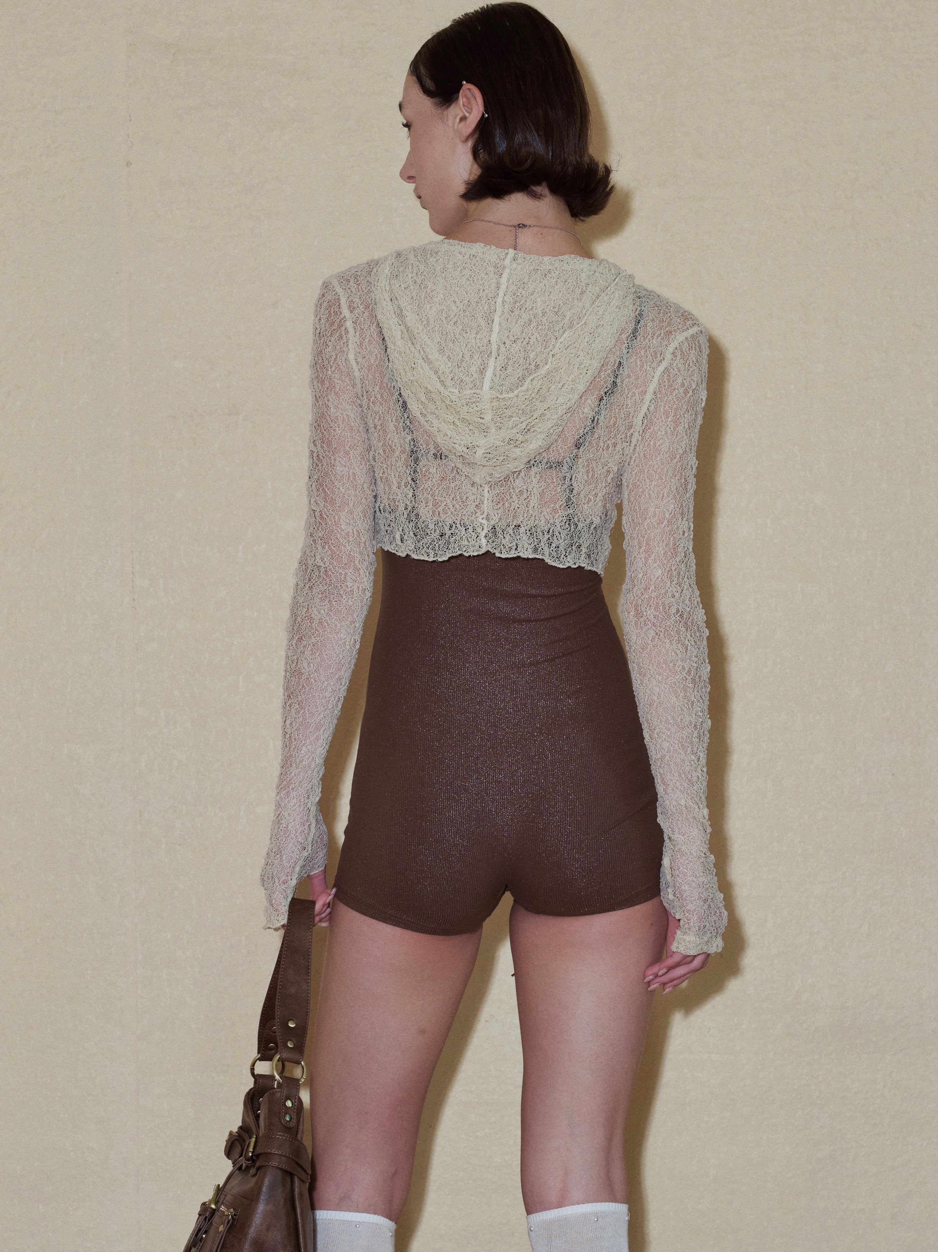 UNUSED 22SS Silk hole Knit Cardigan UNUSED / 5G Holed Cardigan