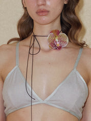 PROD 2024 Pre-spring One Size (75A-C; 80A-B) / Gray / In-stock French-style Triangle Bralette