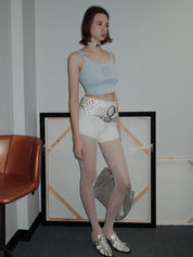 PROD 2024 Pre-spring One Size / Beige / In-stock Lace Flower Silk Stockings