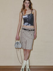 PROD 2024 Pre-spring One Size / Black / In-stock Black Gemstone Belt