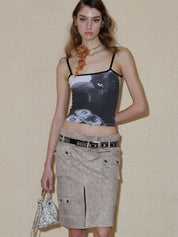 PROD 2024 Pre-spring One Size / Black / In-stock Black Gemstone Belt