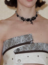 PROD 2024 Pre-spring One Size / Black / In-stock Punk Rose Necklace