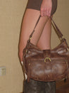 PROD 2024 Pre-spring One Size / Brown / In-stock Brown Crossbody Satchel Shoulder Handbag