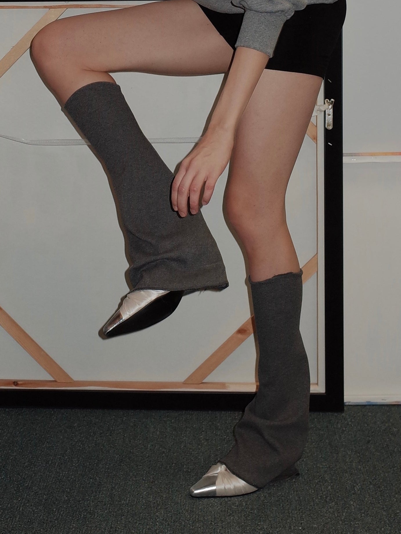  In-stock Knit Long Socks  Leg Warmers