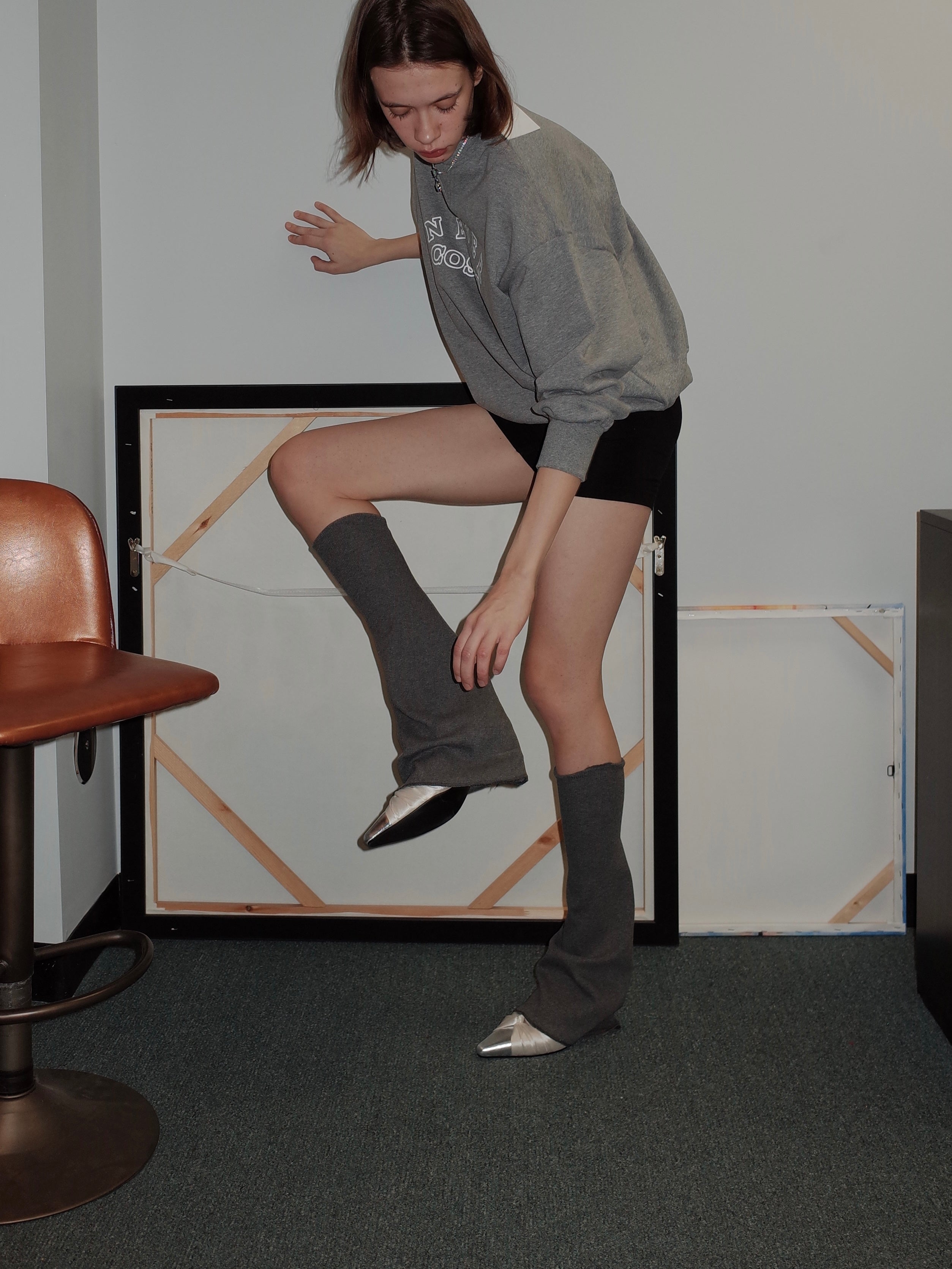  In-stock Knit Long Socks  Leg Warmers