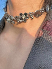 PROD 2024 Pre-spring One Size / Silver / In-stock Multilayer Metal Necklace