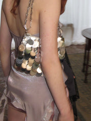 PROD 2024 Pre-spring One Size / Silver / In-stock Silver Sequin Handbag