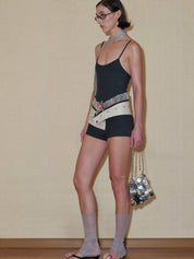 PROD 2024 Pre-spring One Size / Silver / In-stock Silver Sequin Handbag