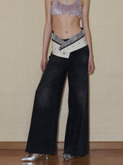 PROD 2024 Pre-spring Raw Cut Hem Straight-Cut Jeans