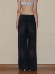 PROD 2024 Pre-spring Raw Cut Hem Straight-Cut Jeans