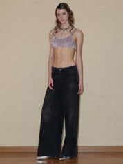 PROD 2024 Pre-spring Raw Cut Hem Straight-Cut Jeans