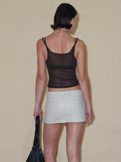 PROD 2024 Pre-spring Semi-Sheer Cami Top