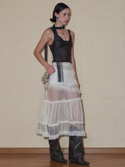 PROD 2024 Pre-spring Semi-Sheer Cami Top