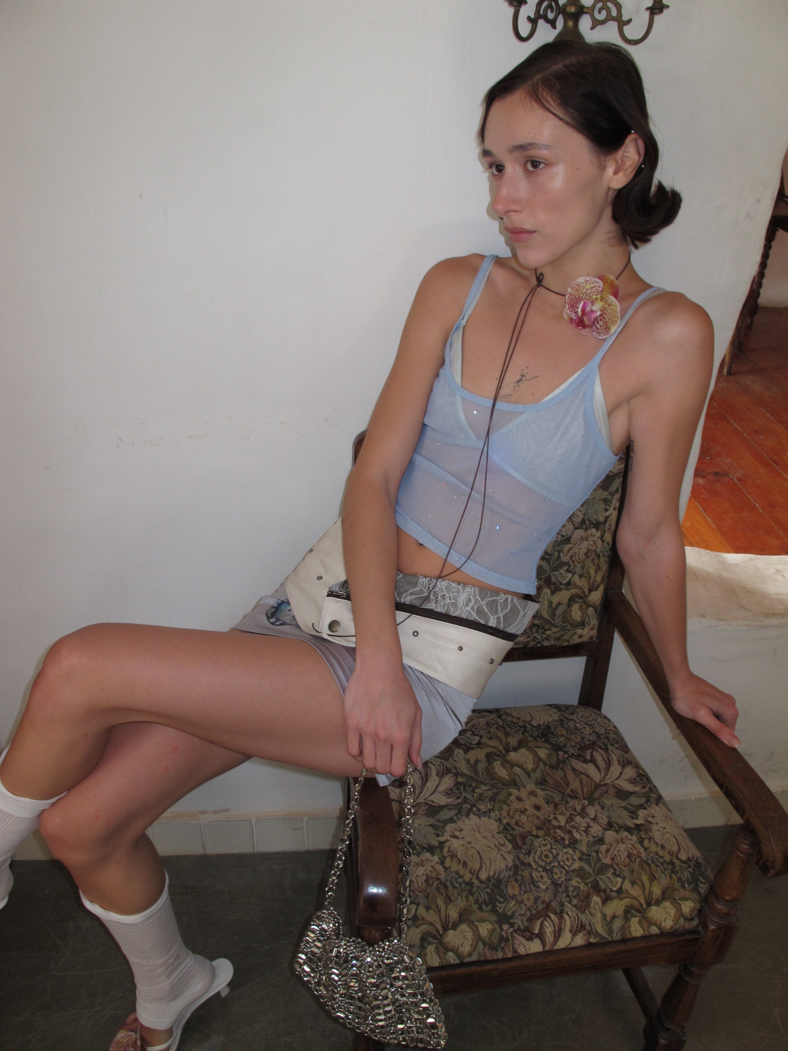 PROD 2024 Pre-spring Semi-Sheer Cami Top