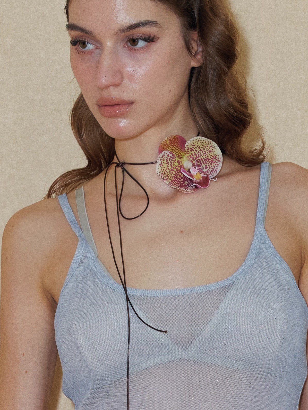 PROD 2024 Pre-spring Semi-Sheer Cami Top