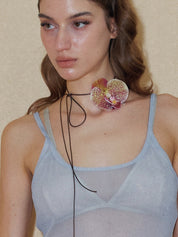 PROD 2024 Pre-spring Semi-Sheer Cami Top