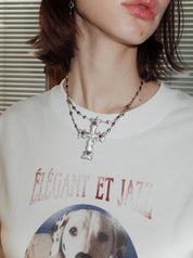 PROD 2024 Pre-spring Silver Cross Punk Necklace