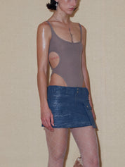 PROD 2024 Pre-spring XS / Light brown / Pre-order (7-14days) Cut Out Bodysuit