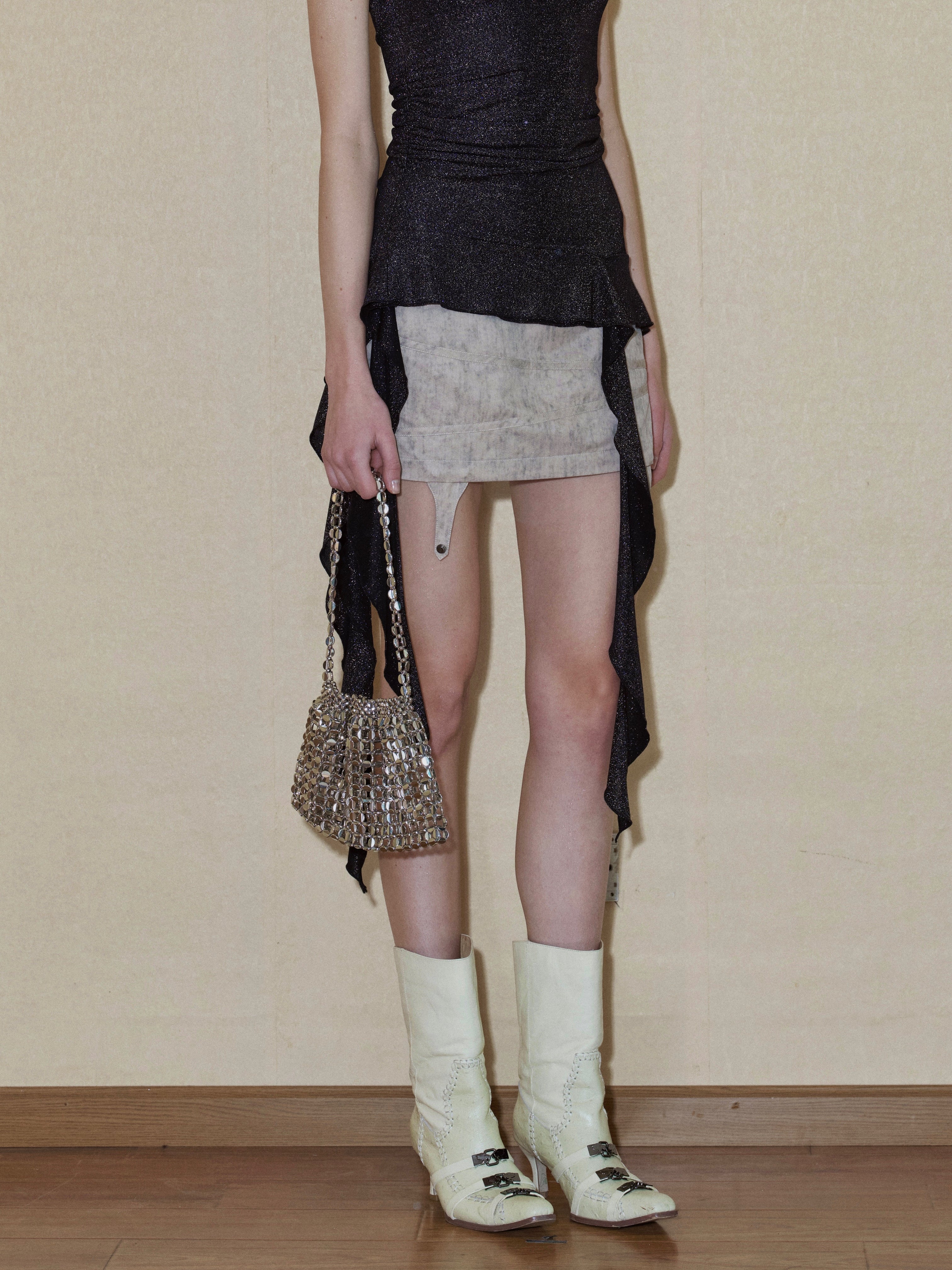 PROD 2024 Pre-spring XS / Only Mini Skirt / In-stock Detachable Three-Way Skirt Set