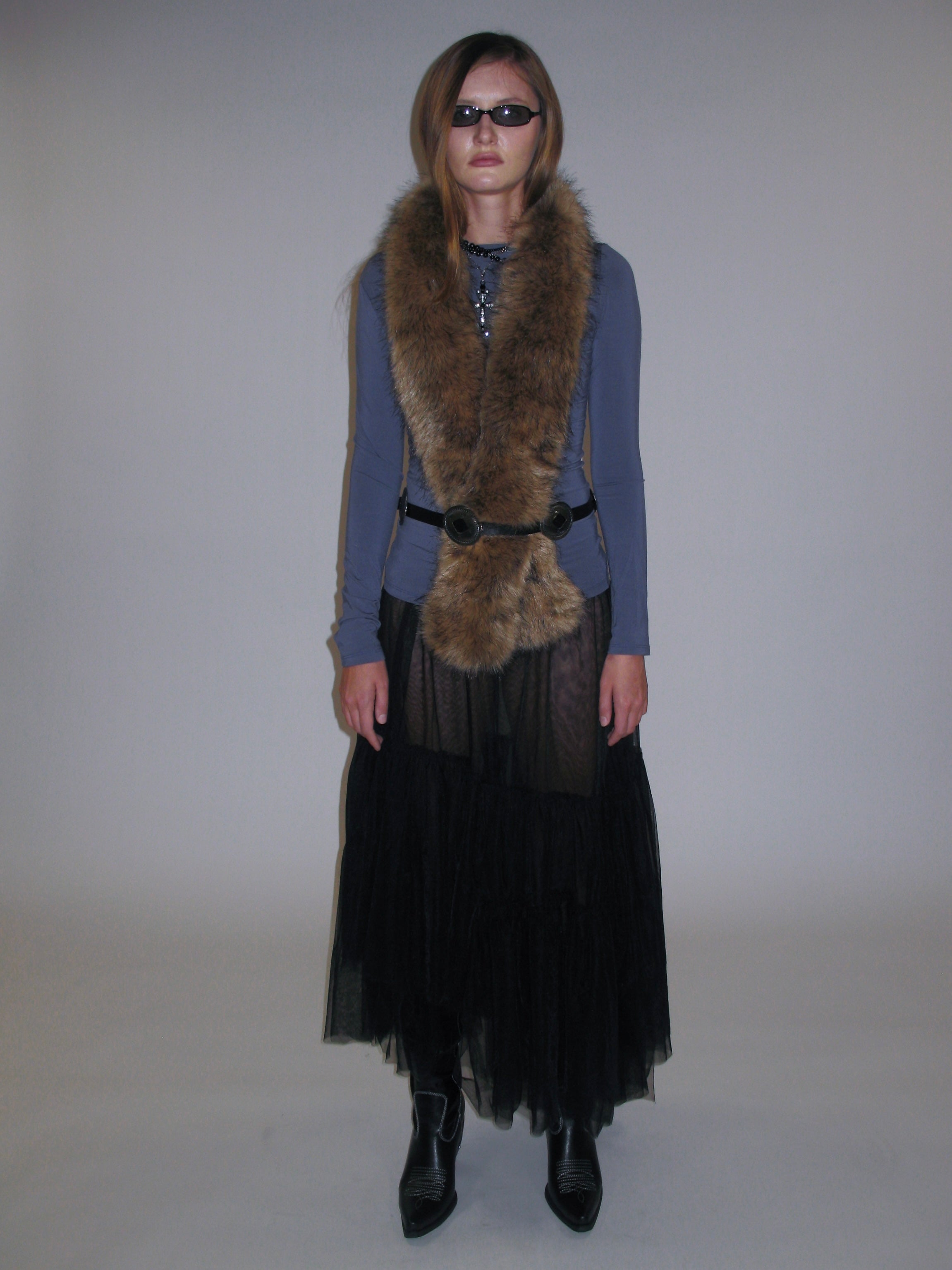 PROD 2025-1 Black / One-size / In-stock Gray Gradient Lenses Glasses