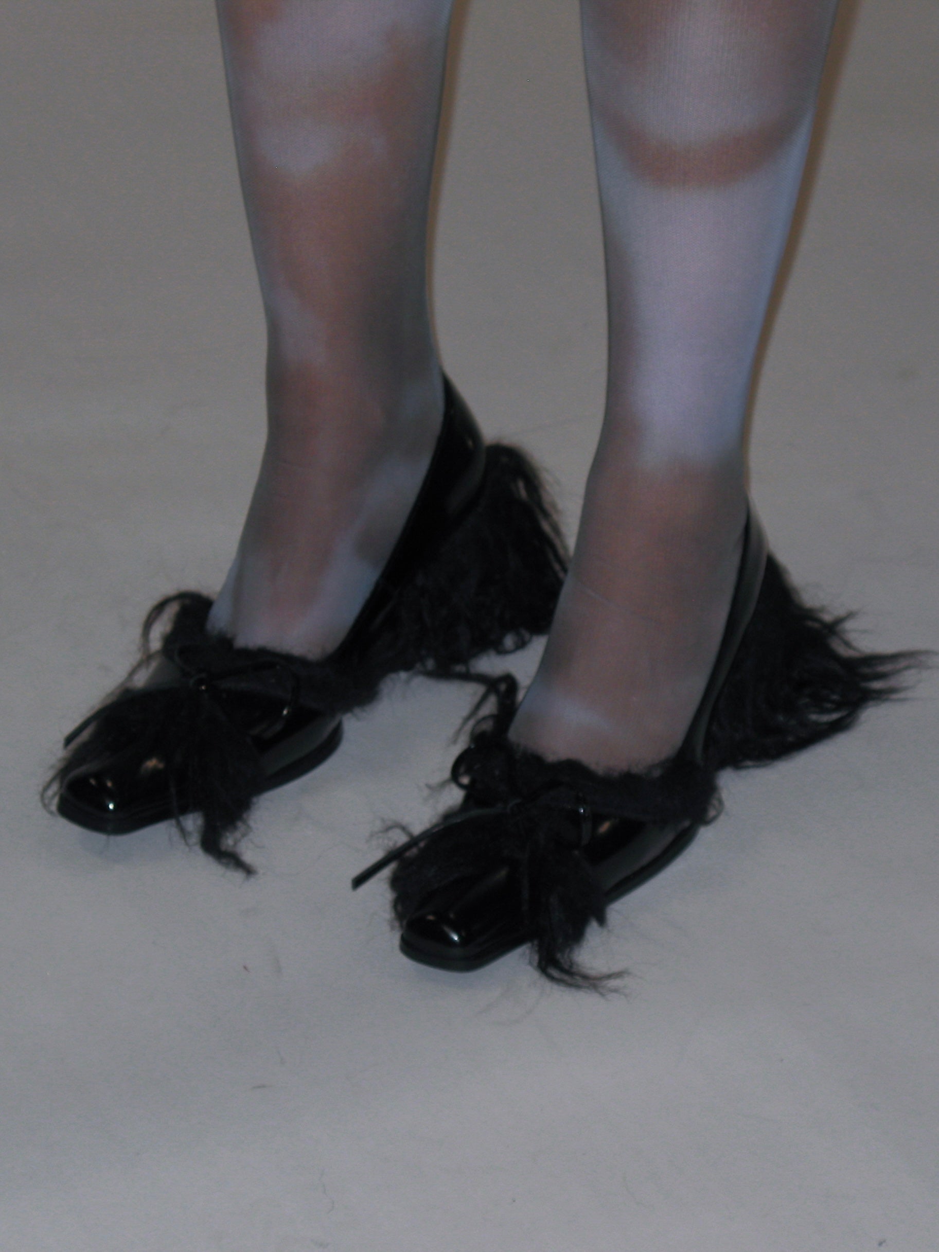 PROD 2025-1 Blue / One-size / In-stock Sheer Print Calf-High Socks/ Blue