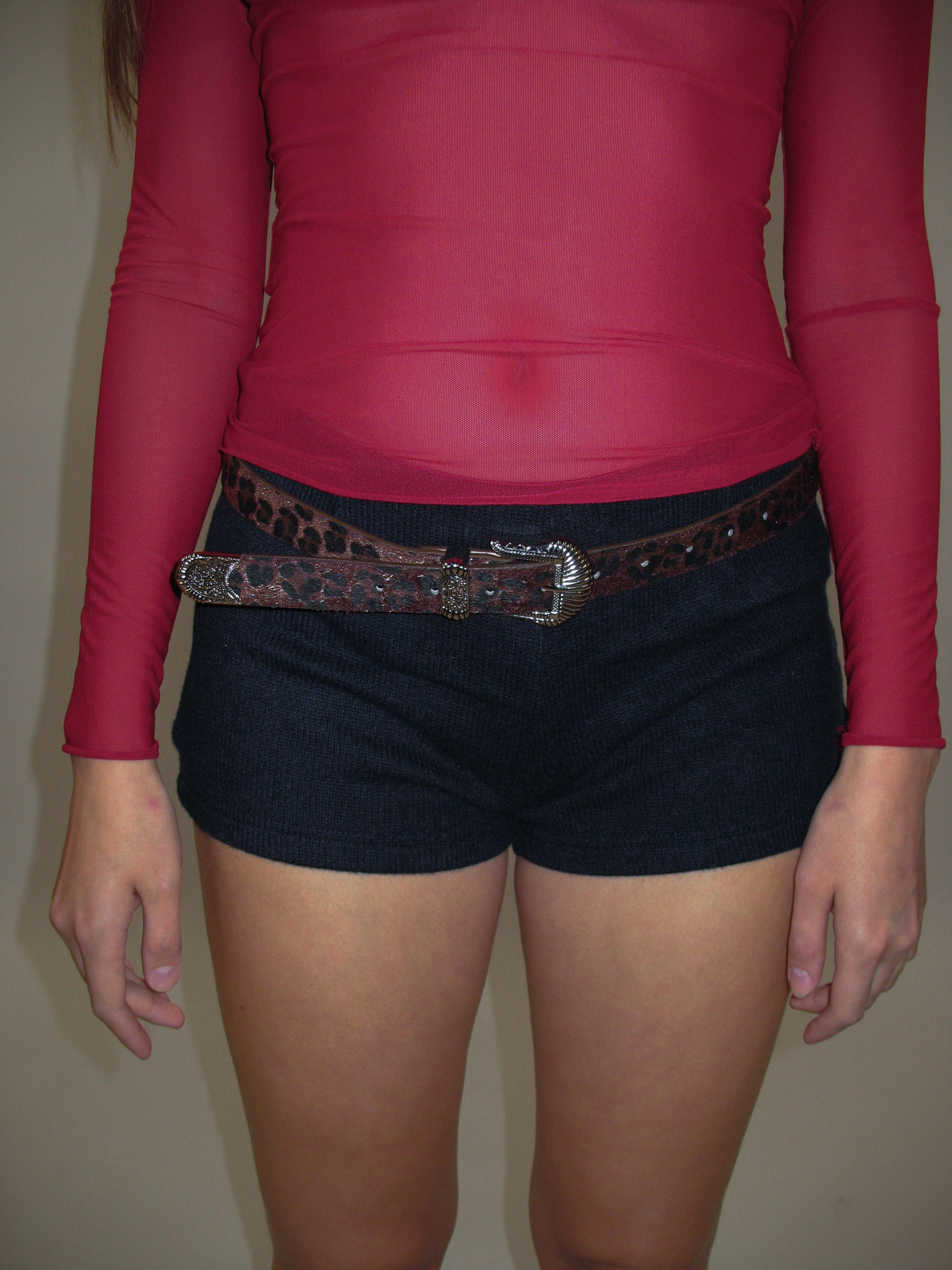 PROD 2025-1 Coffee / One-size / In-stock Leopard Engraved Head Punk Belt