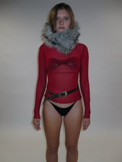 PROD 2025-1 Coffee / One-size / In-stock Leopard Engraved Head Punk Belt