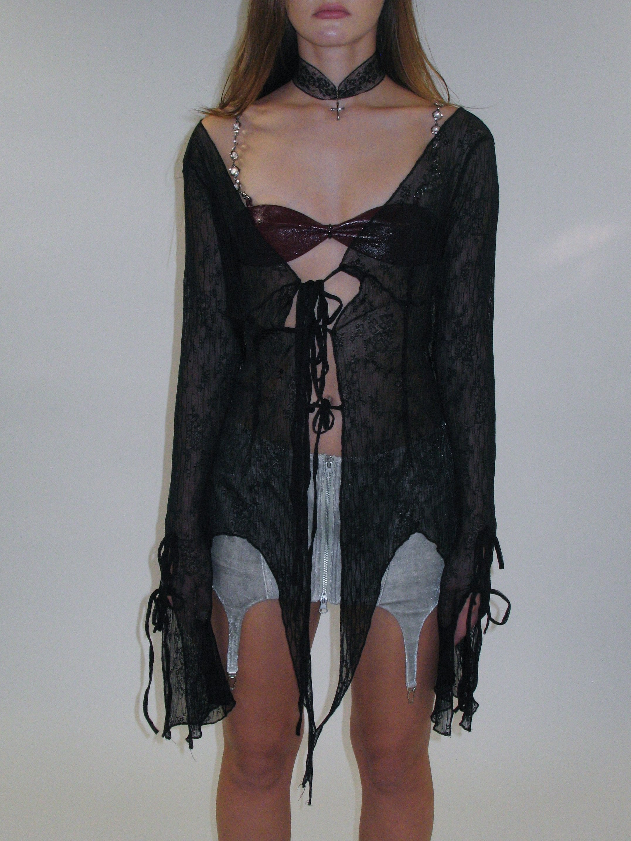 PROD 2025-1 Ethereal Sheer Lace Top