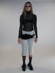 PROD 2025-1 Faux Fur Waist Wide Belt