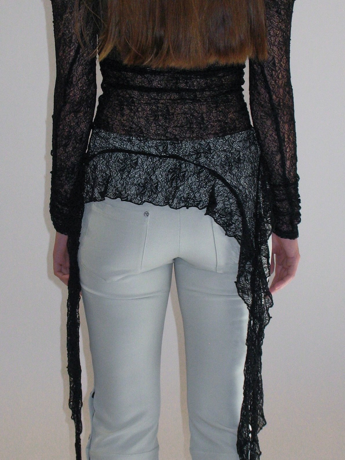 PROD 2025-1 Gossamer Off-Shoulder Sheer Top