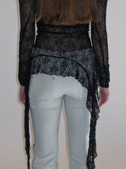 PROD 2025-1 Gossamer Off-Shoulder Sheer Top