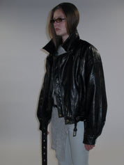 PROD 2025-1 Metropolitan Faux Leather Quilted Coat