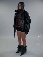 PROD 2025-1 Metropolitan Faux Leather Quilted Coat