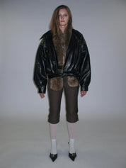 PROD 2025-1 Metropolitan Faux Leather Quilted Coat