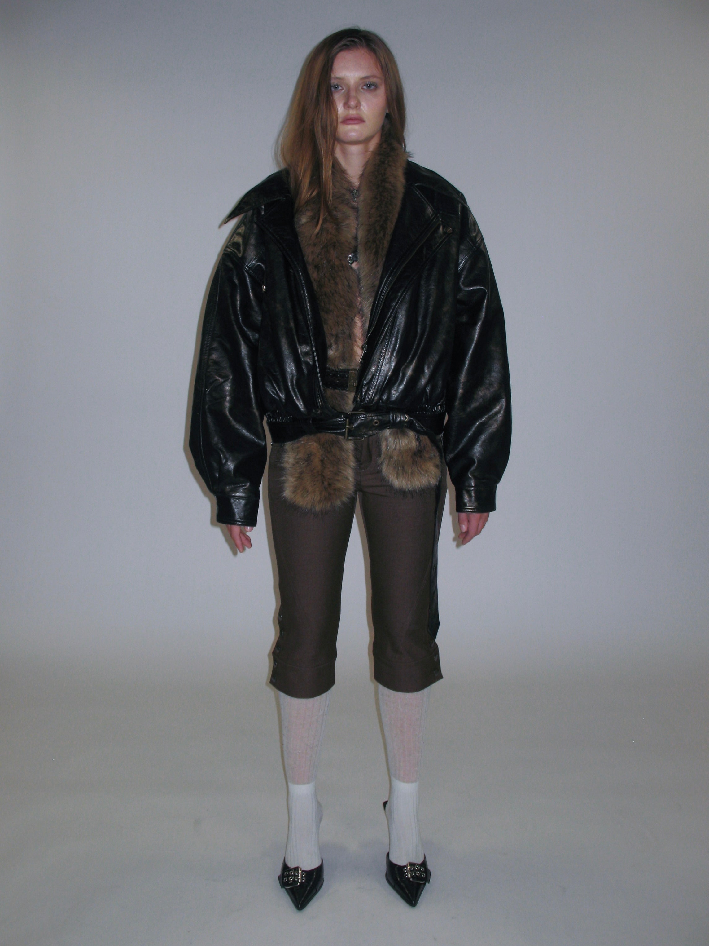 PROD 2025-1 Metropolitan Faux Leather Quilted Coat