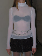 PROD 2025-1 Radiant Garnet Zip Mini Skirt