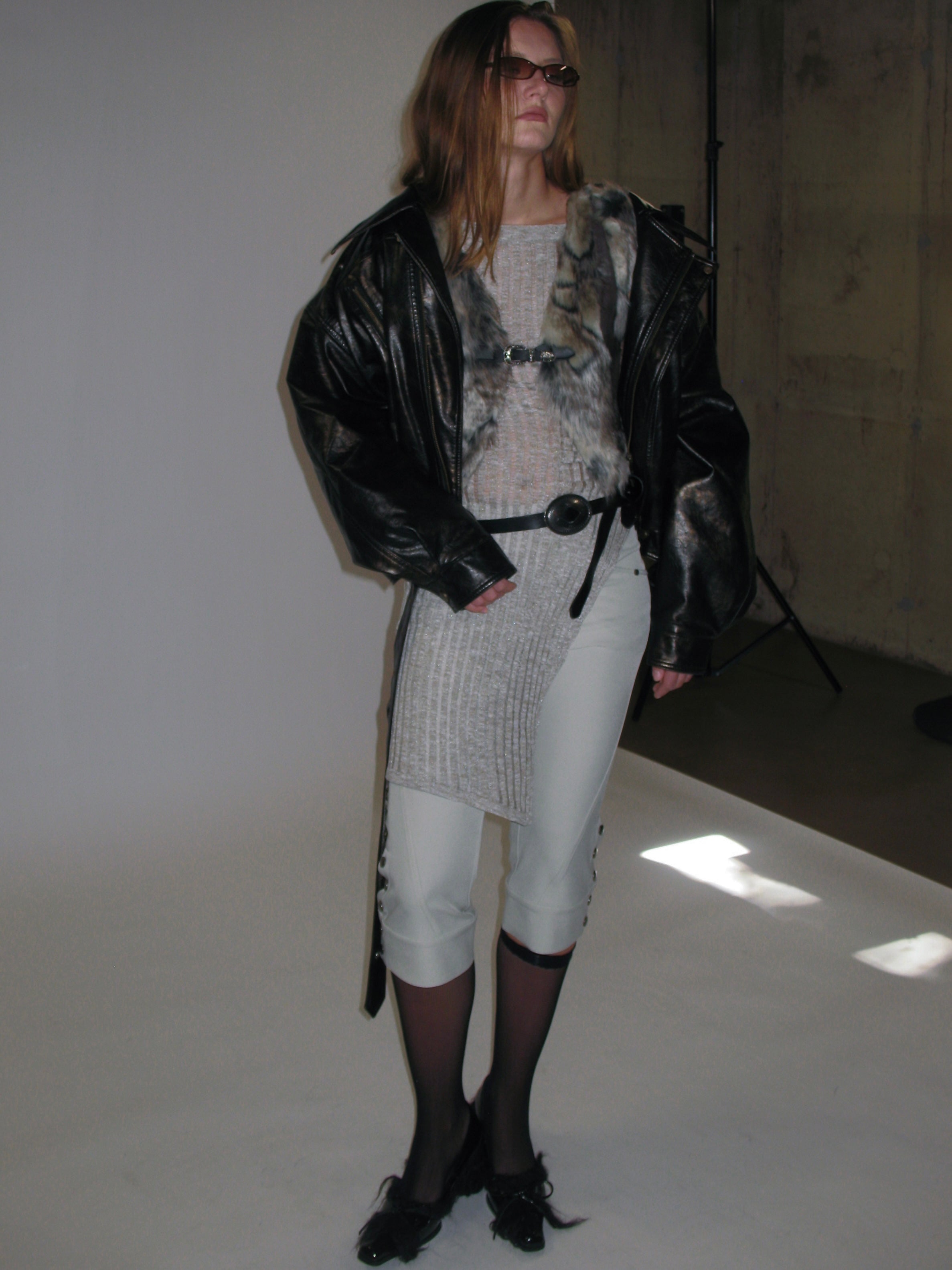 PROD 2025-1 Side Button Capri Pants/ White