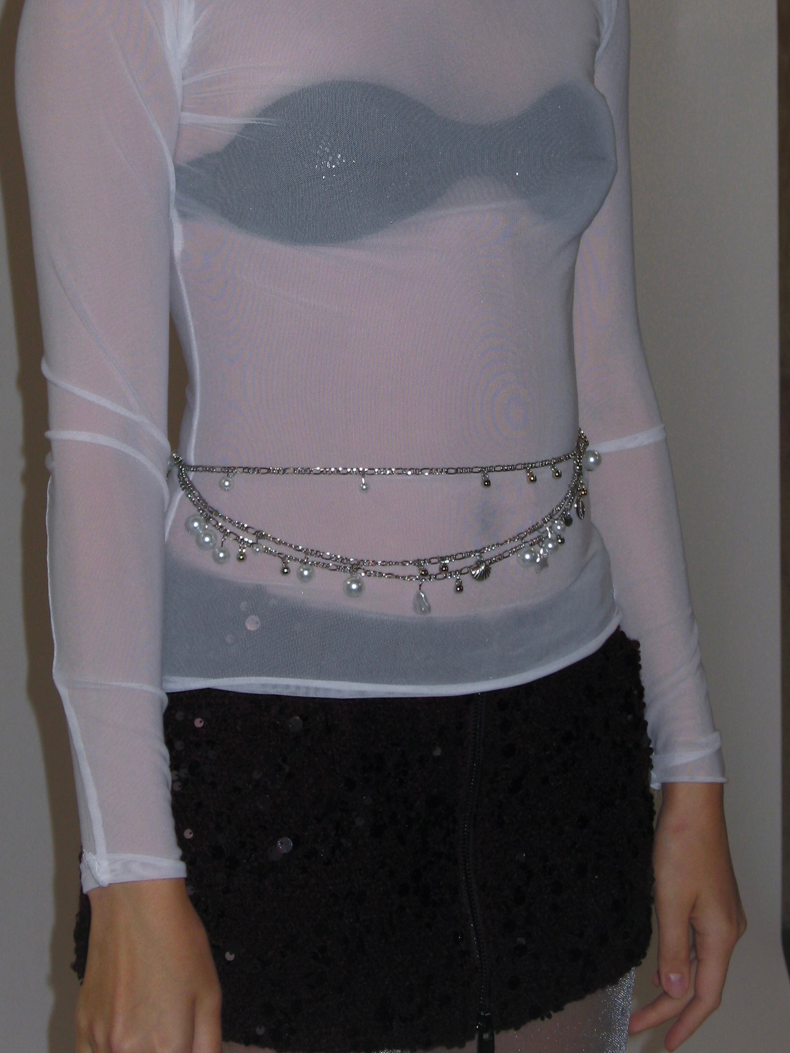  In-stock Multi-Layered Waist Chain With Shell Pendant