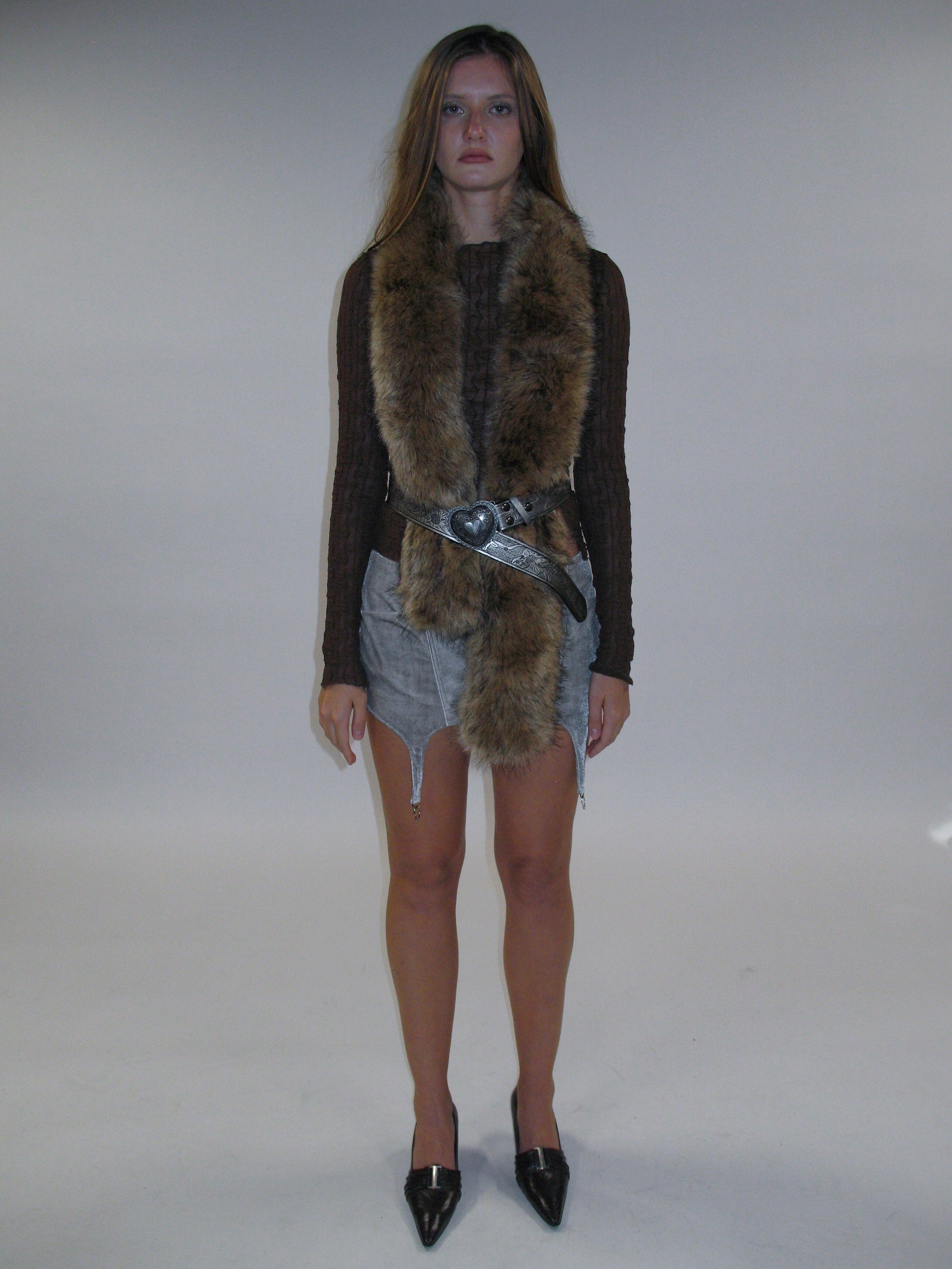 PROD 2025-1 Silver / One-size / In-stock Silver Love Heart Belt