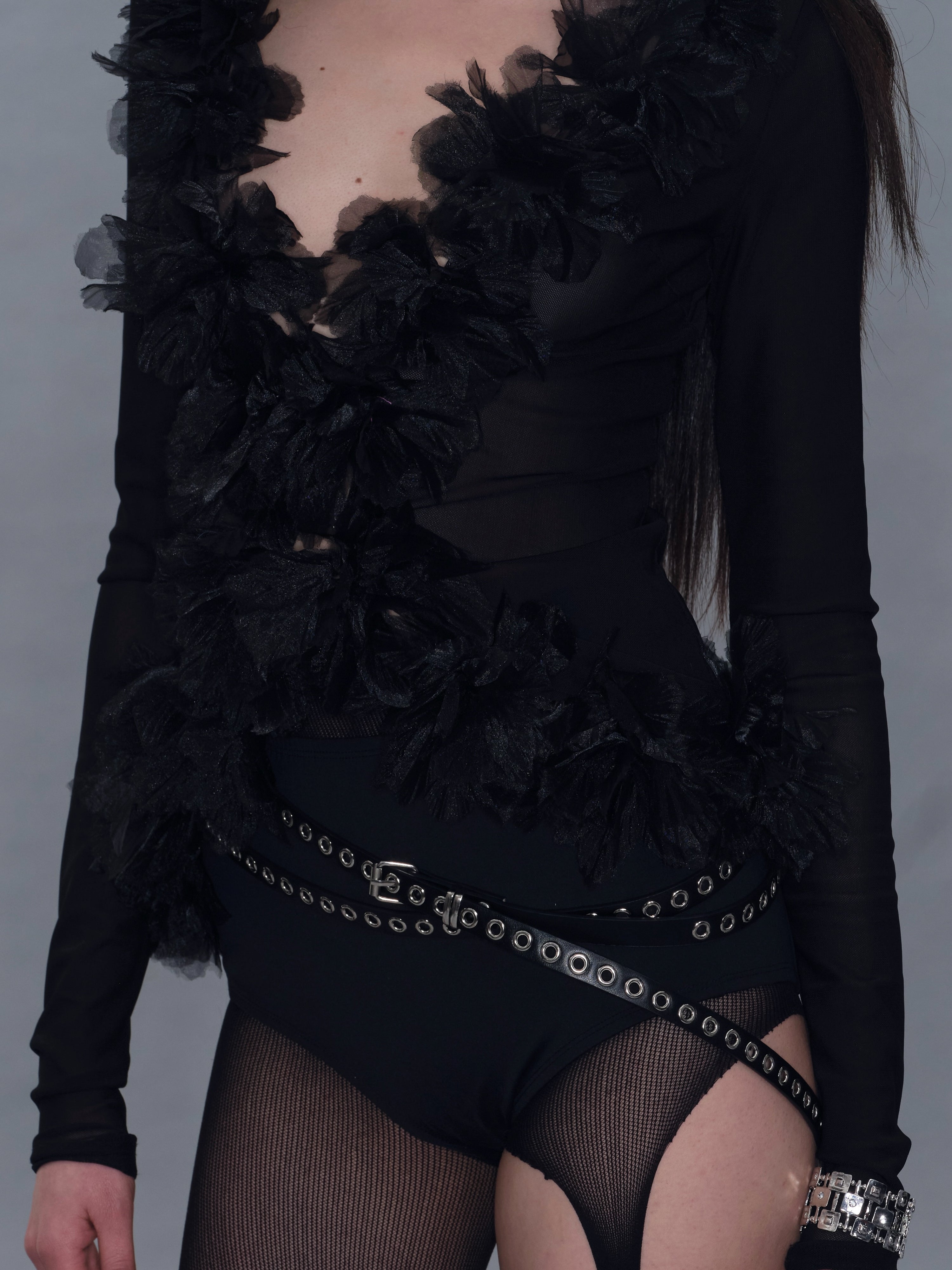 PROD 2025-2 Black / One size / In-stock Extended Gothic Freedom Thin Belt