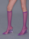 PROD 2025-2 Black+Purple+Red / One size / In-stock Knee-High Stockings