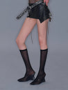 PROD 2025-2 Black+Purple+Red / One size / In-stock Knee-High Stockings