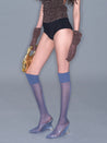 PROD 2025-2 Blue / One size / Pre-order20%Off (7-14days) Oily Slim Thigh High Stockings