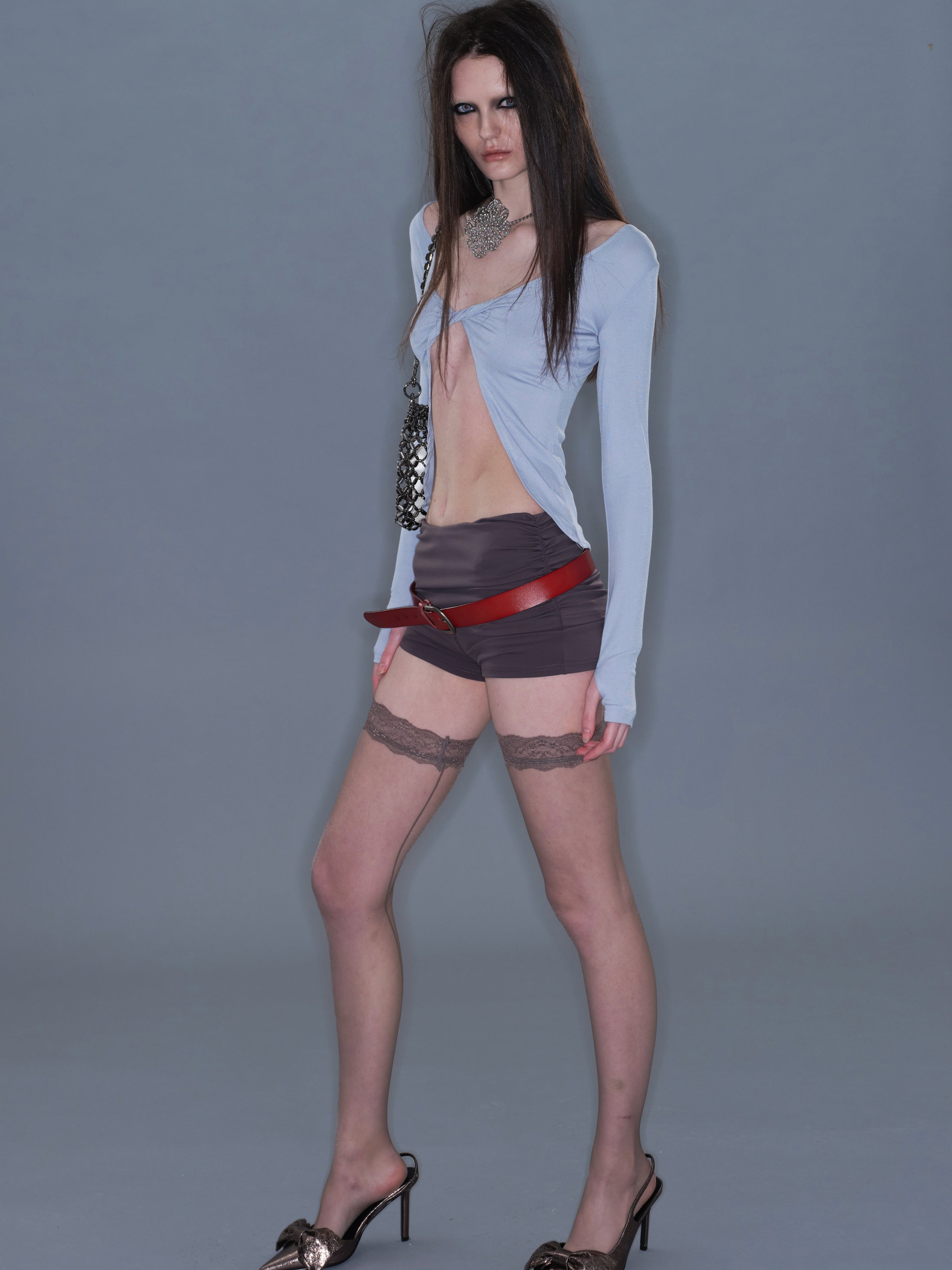 PROD 2025-2 Double Layer Slim Shorts/ Dark Gray