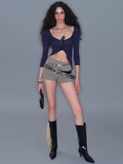 PROD 2025-2 Double Layer Slim Shorts/ Khaki