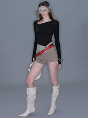 PROD 2025-2 Double Layer Slim Shorts/ Khaki