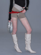 PROD 2025-2 Double Layer Slim Shorts/ Khaki